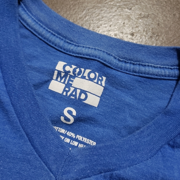 Multicolored Color Me Rad Cropped Short Sleeve - Picture 3 of 3